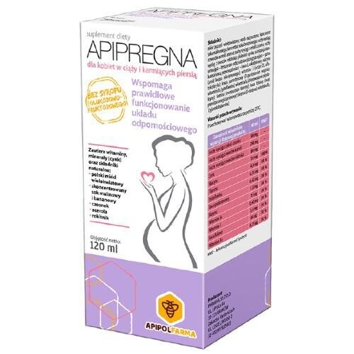 

Apipregna, Жидкость для беременных и кормящих женщин, 120 мл