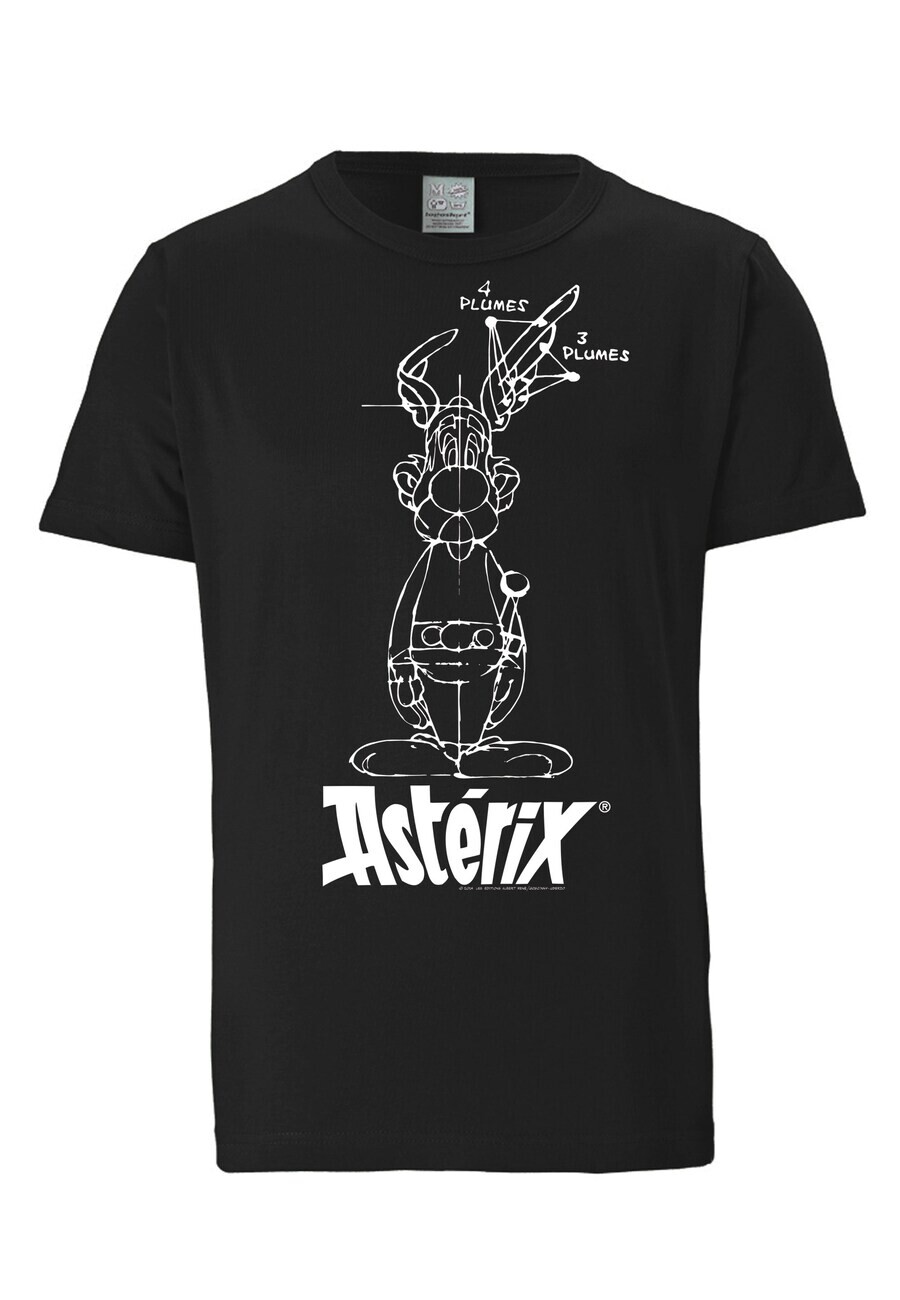 

Футболка LOGOSHIRT Shirt Asterix der Gallier - Asterix Skizze, черный