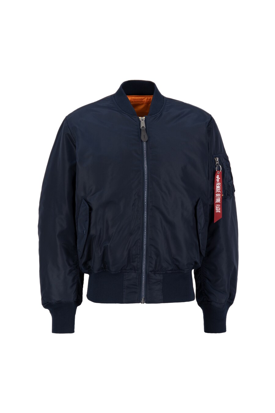 

Межсезонная куртка ALPHA INDUSTRIES MA-1, цвет Night blue/Orange