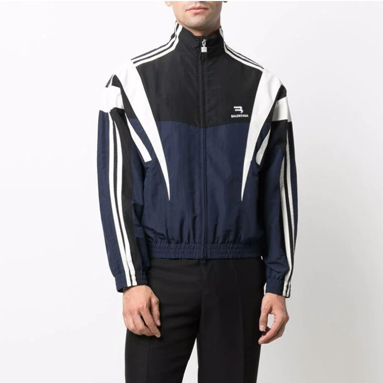 Спортивная куртка B Tracksuit Balenciaga, индиго — фото 4