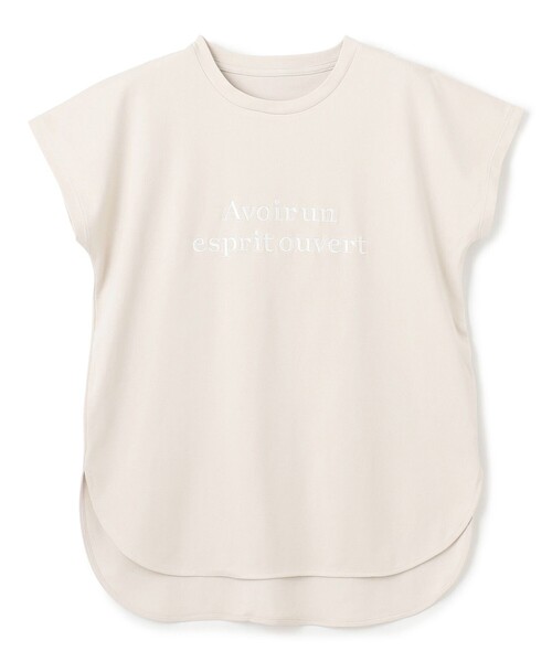 

UNFILO Футболка хлопковая с логотипом, BEAUTY FORM-T, бежевый