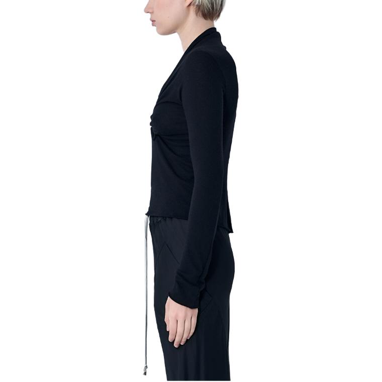 RICK OWENS Футболка RO женская black — фото 4