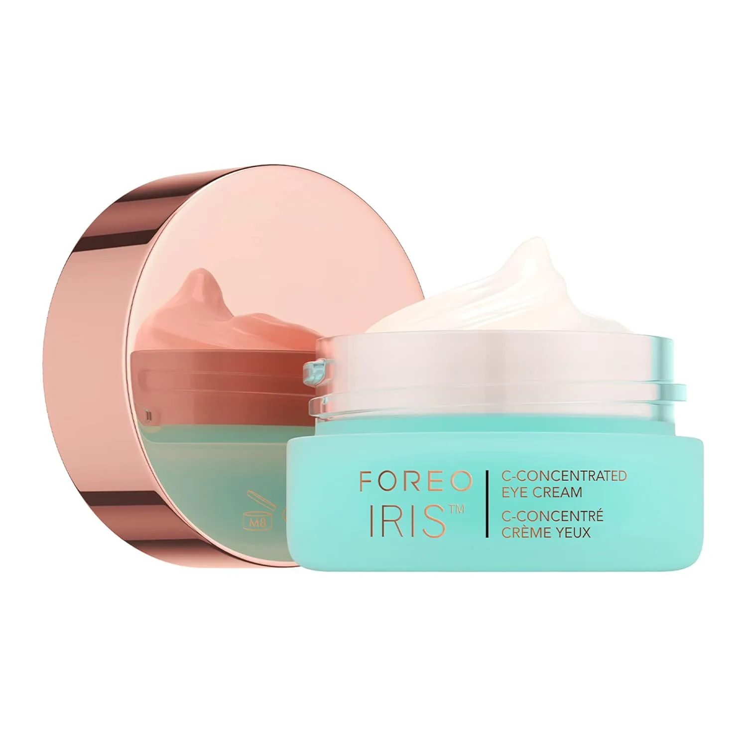 FOREO IRIS C-концентрированный осветляющий крем для глаз от темных кругов и отеков - корректор под глазами с гиалуроновой кислотой, антиоксидантами, веганский, дорожный размер, для всех типов кожи, 14 г