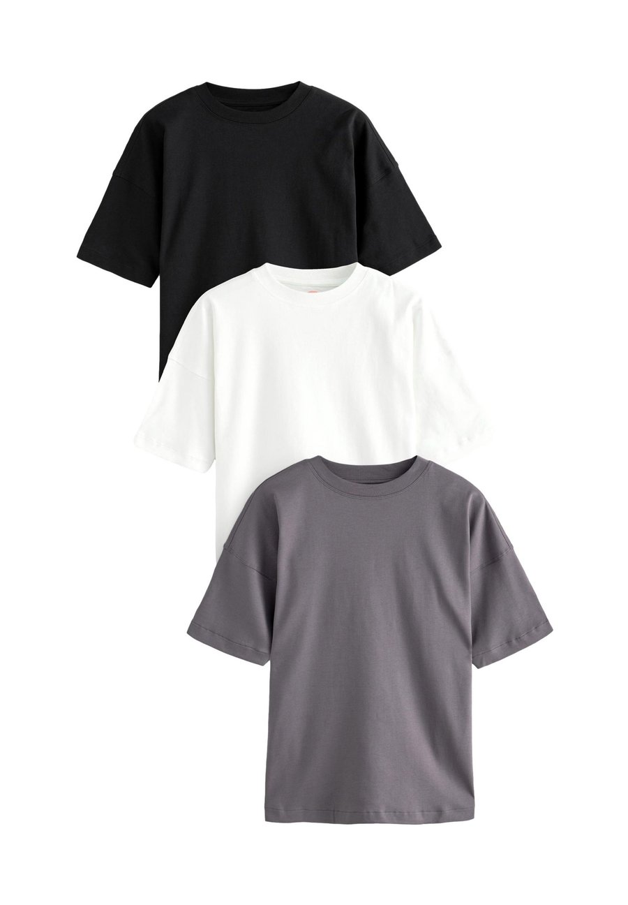 

Футболка Next OVERSIZED SHORT SLEEVE 3 PACK, Multi/Beige