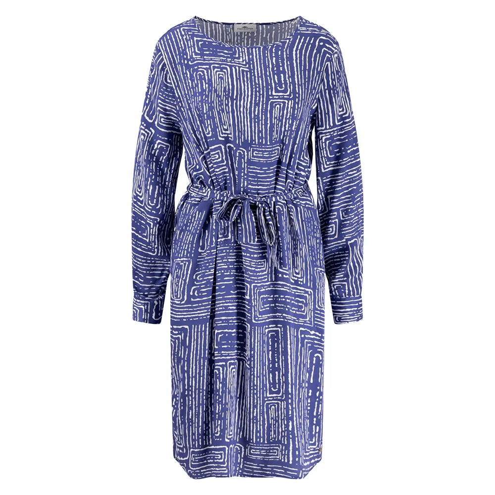 

Платье Fynch Hatton Blurry Square long sleeve, синий