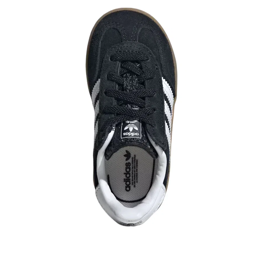 Кроссовки Adidas Gazelle Indoor Comfort Closure 'Core Black Cloud White Gum' IH9131, черный — фото 3