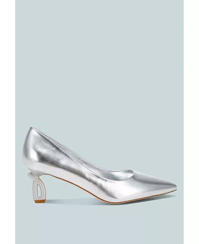 Туфли-лодочки Tagetes Metallic Fantasy Heel London Rag, серебряный