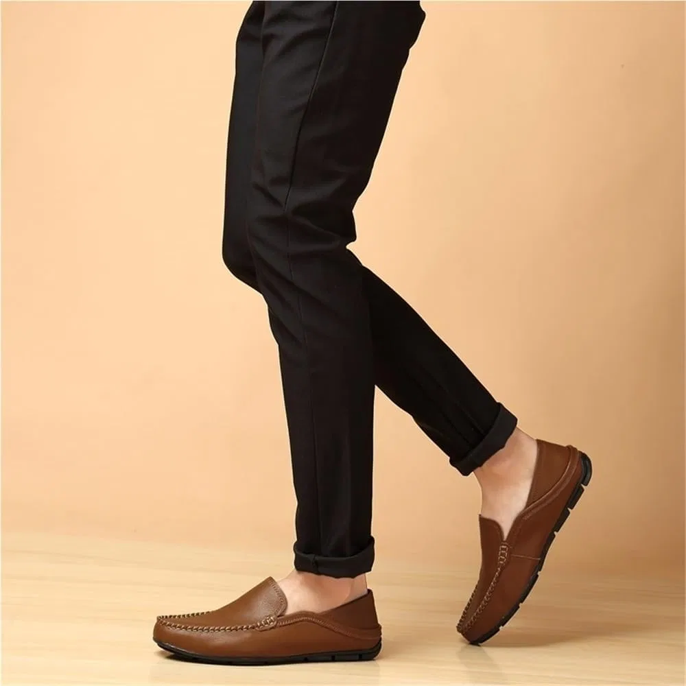 Лоферы Leather Loafers, синий UOPYNE — фото 3
