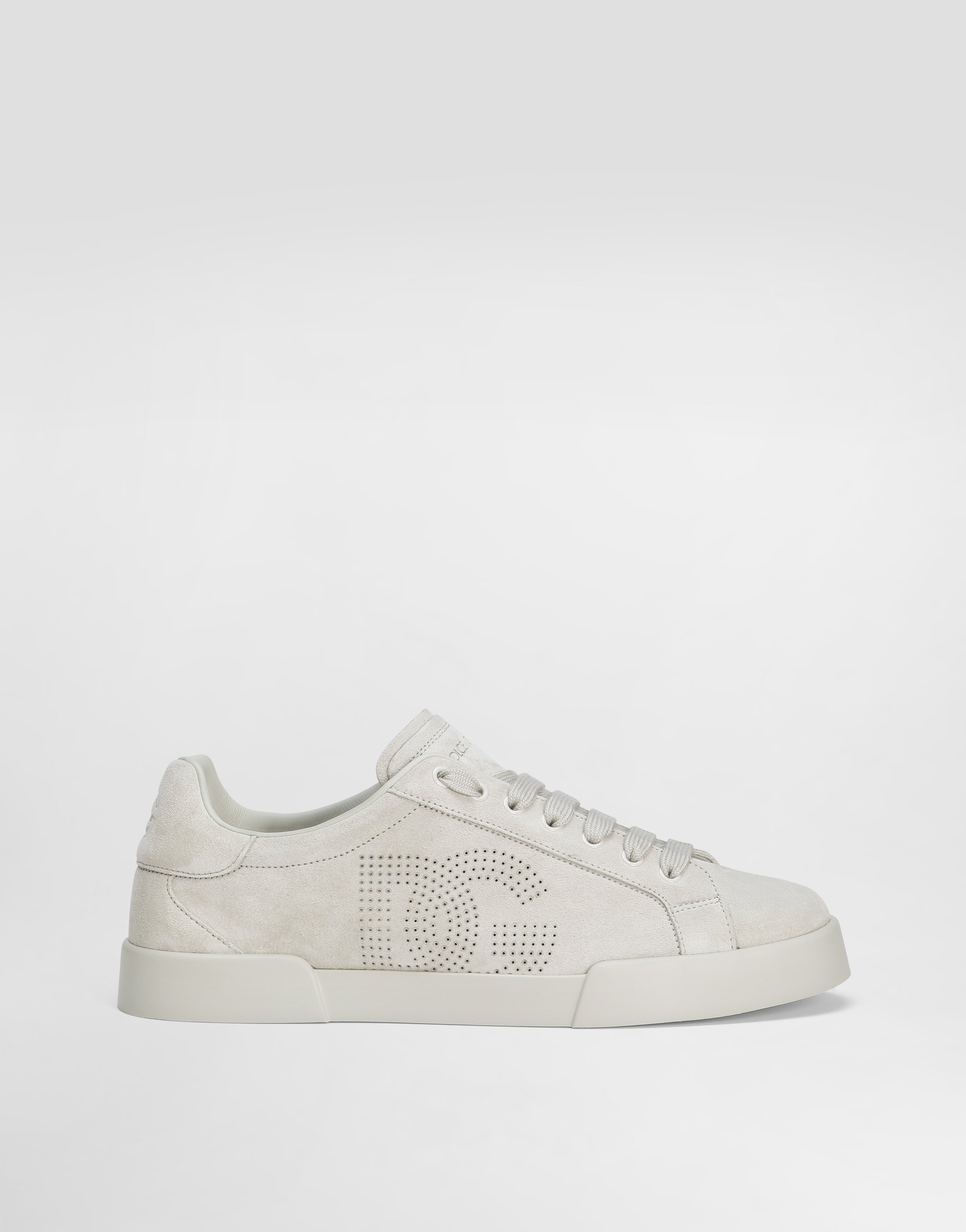 

Кожаные кроссовки strobel portofino light Dolce & Gabbana, серебряный