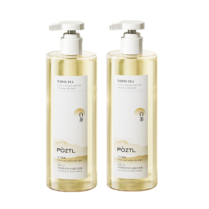

Poetida Гель для душа с ароматом белого чая увлажняющий глубокое очищение и уход 500мл/500мл*2