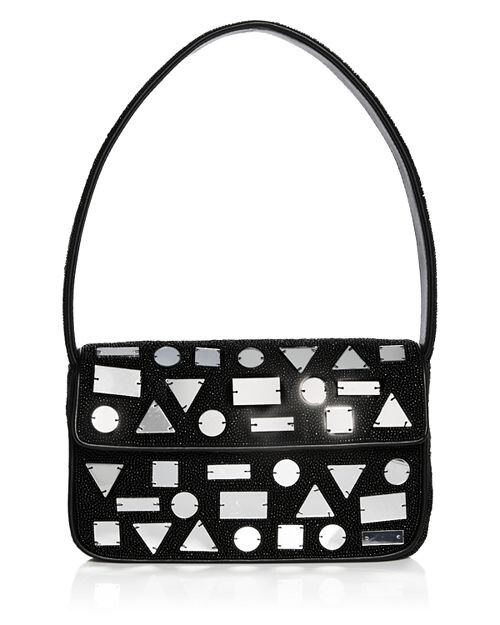 

Сумка через плечо Tommy с бисером STAUD, цвет Black