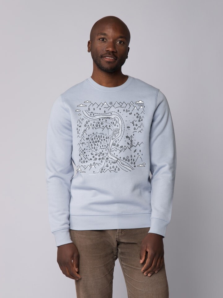 

Толстовка wat Apparel Landschaft, цвет serene blue