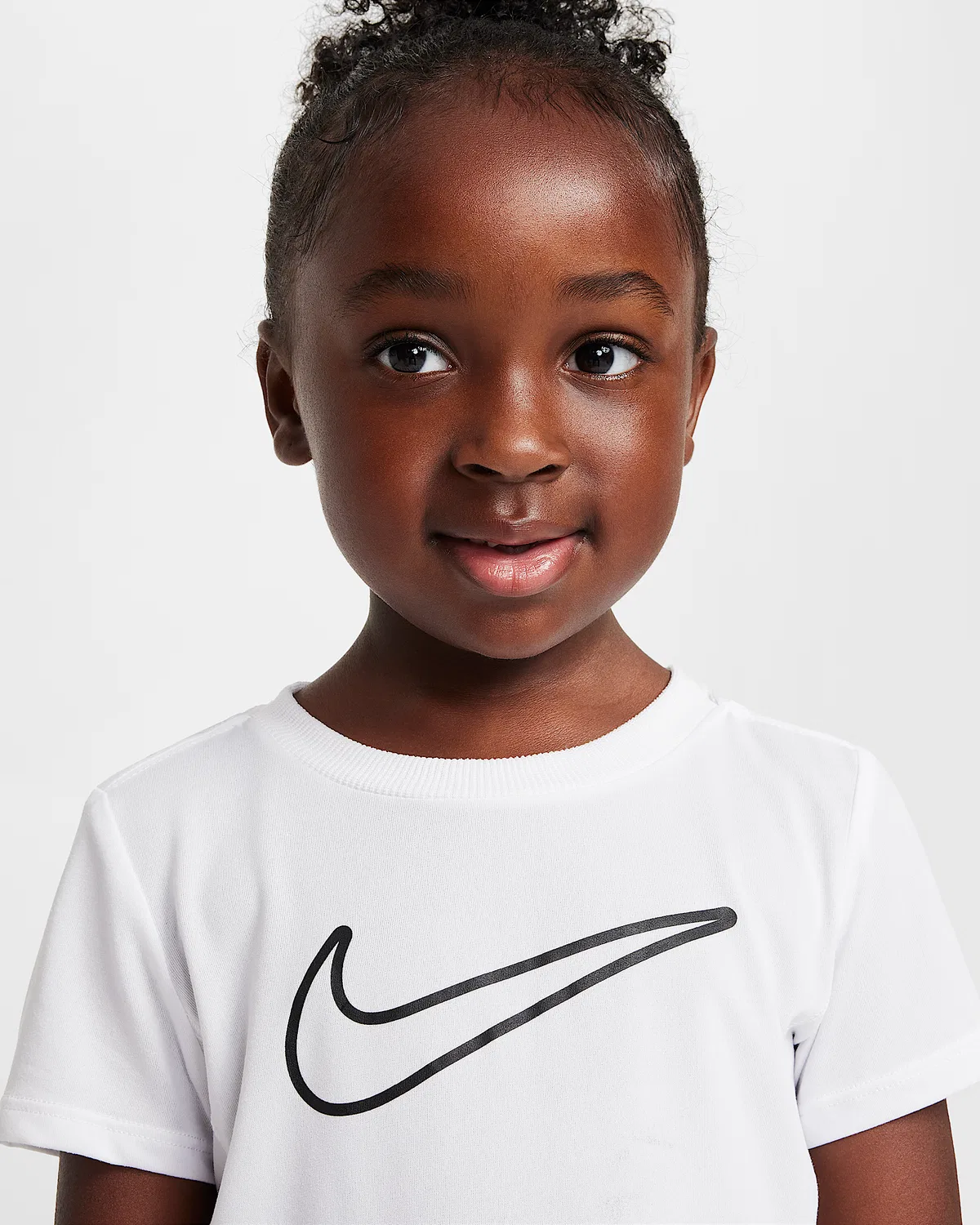 Детская футболка Dri-FIT All Day Play Nike, White — фото 3