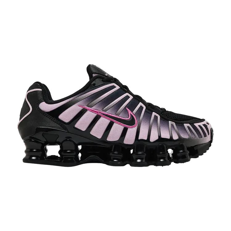 Кроссовки Nike Wmns Shox TL 'Black Playful Pink', розовый