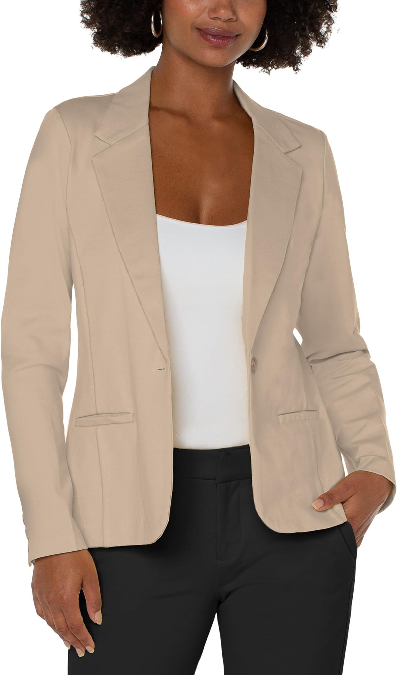 

Блейзер Liverpool Los Angeles Fitted Blazer Super Stretch Ponte, цвет Biscuit Tan