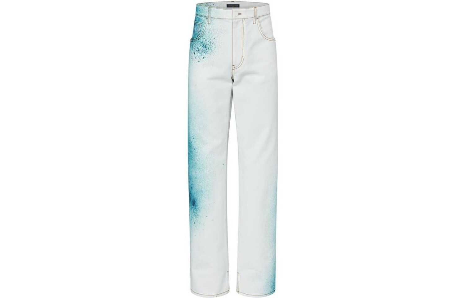 

Новые квартальные продукты LV Jeans Men Louis Vuitton, белый