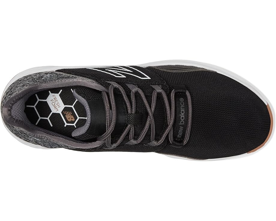 Кроссовки New Balance Golf Fresh Foam ROAV Golf, цвет Black/Gum — фото 2