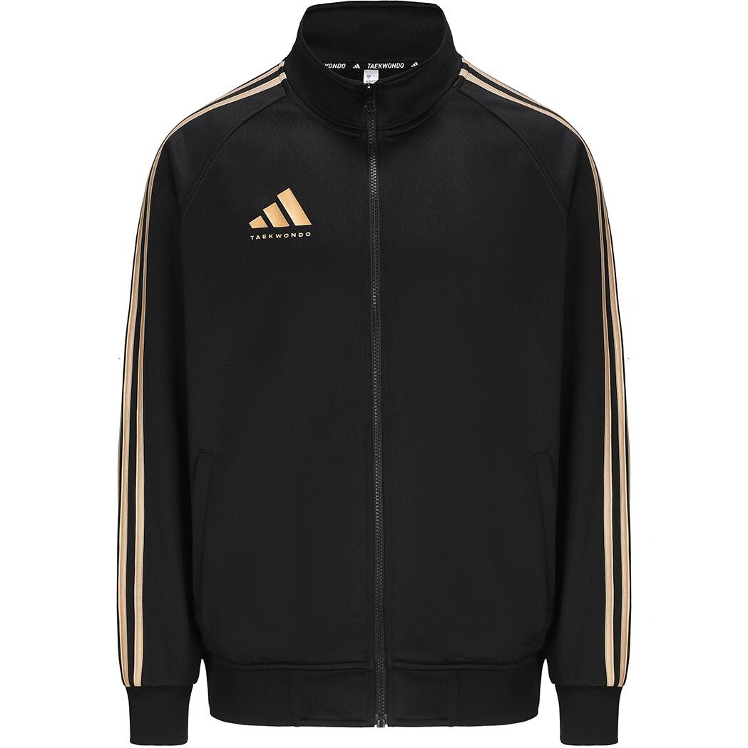 

Куртка унисекс черный/золотой Adidas, черный