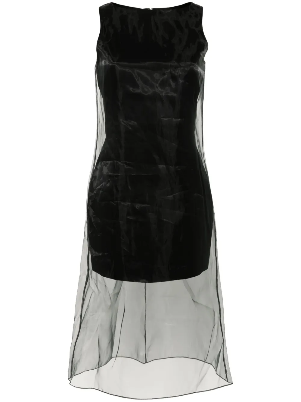 

Многослойное платье миди Theory, черный