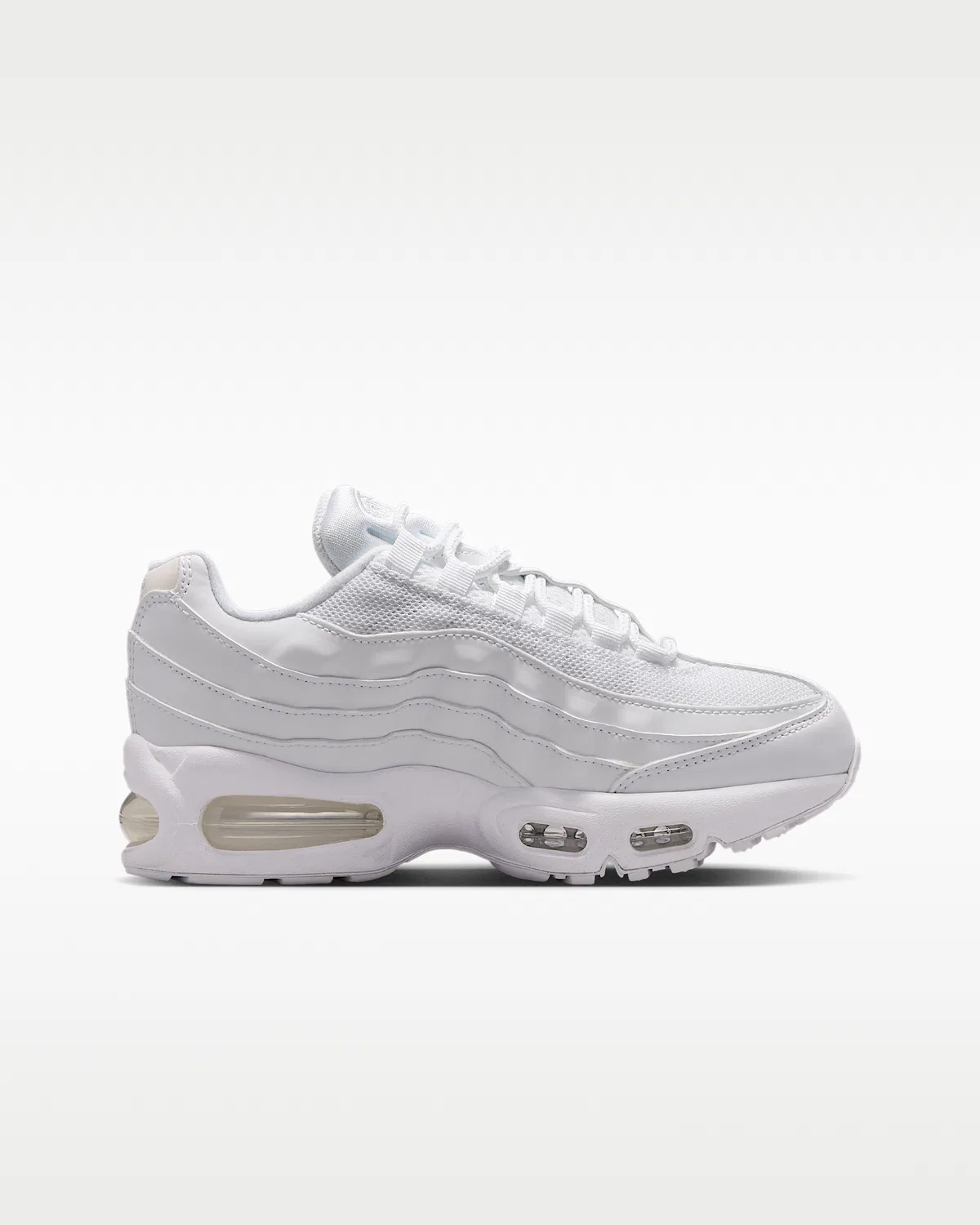 Кроссовки Nike Air Max 95 Big Bubble для детей, White/White/Pure Platinum/White — фото 3