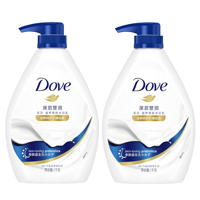 Увлажняющий гель для душа Dove Deeply Nourishing с пребиотиками, 680 г*3 — фото 4