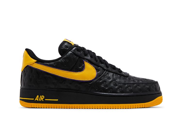 

Кроссовки Nike Kobe Bryant x Air Force 1 Low Lakers Away, черный