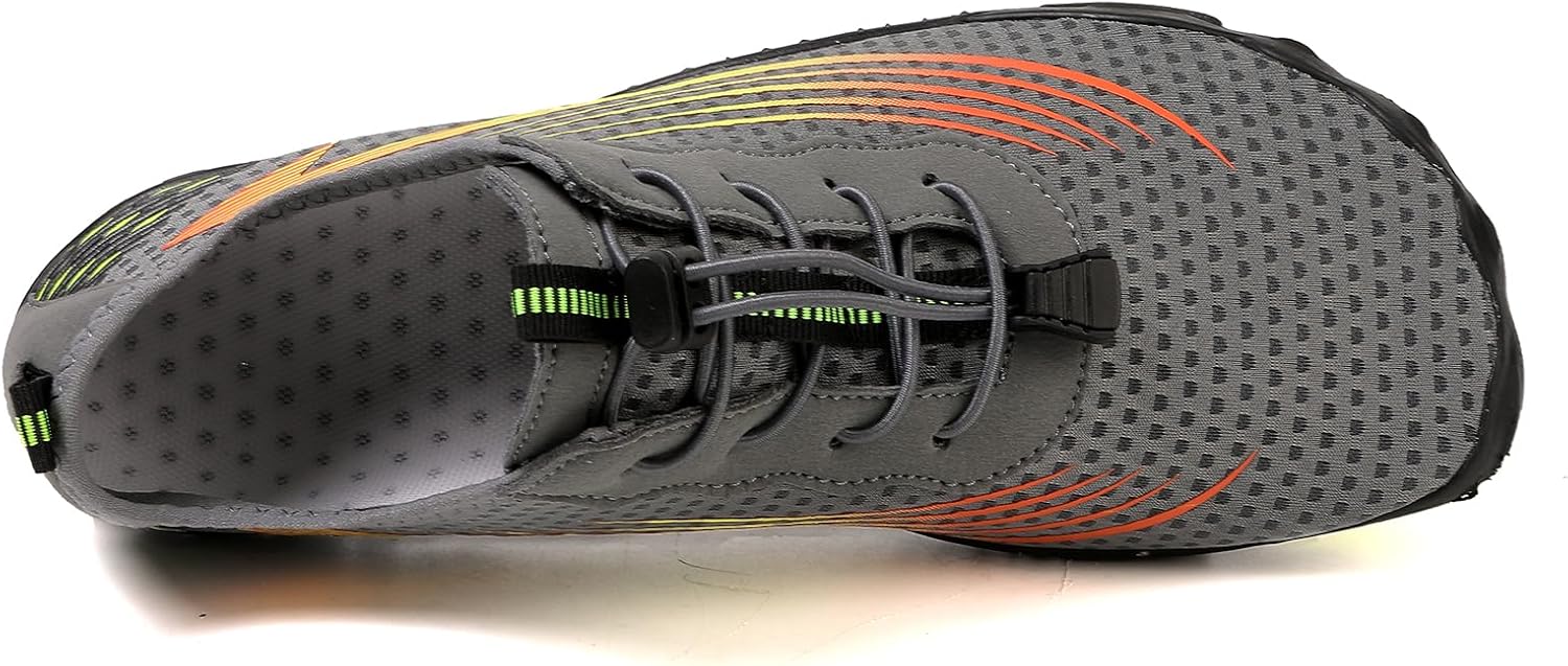 Кроссовки для ходьбы Hike Barefoot Shoes для женщин и мужчин, нескользящая Ayziemezm, серый — фото 2