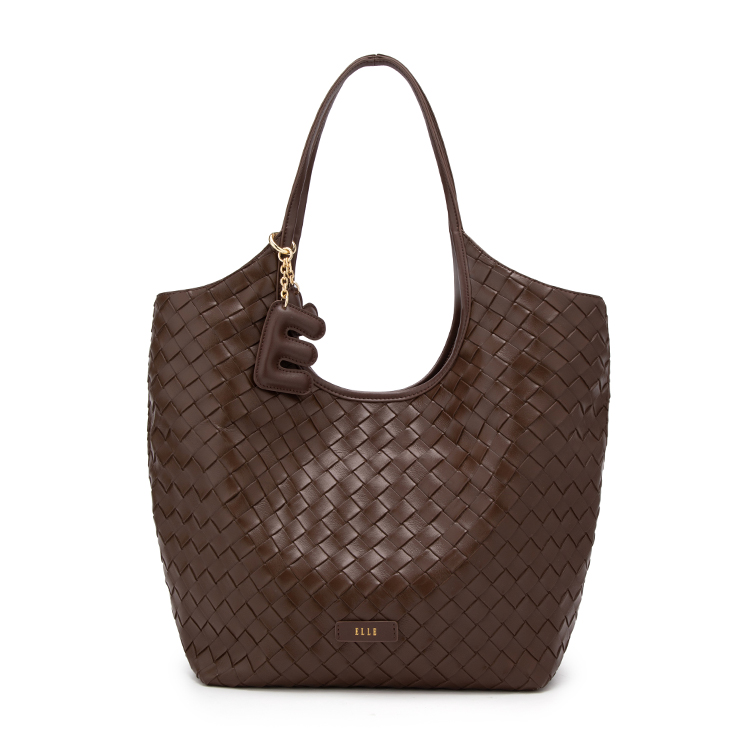 

ELLE Сумка через плечо из искусственной кожи для женщин, White/Black/Tan