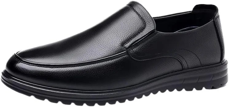 Лоферы мужские кожаные Formal Loafers, Black UOPYNE