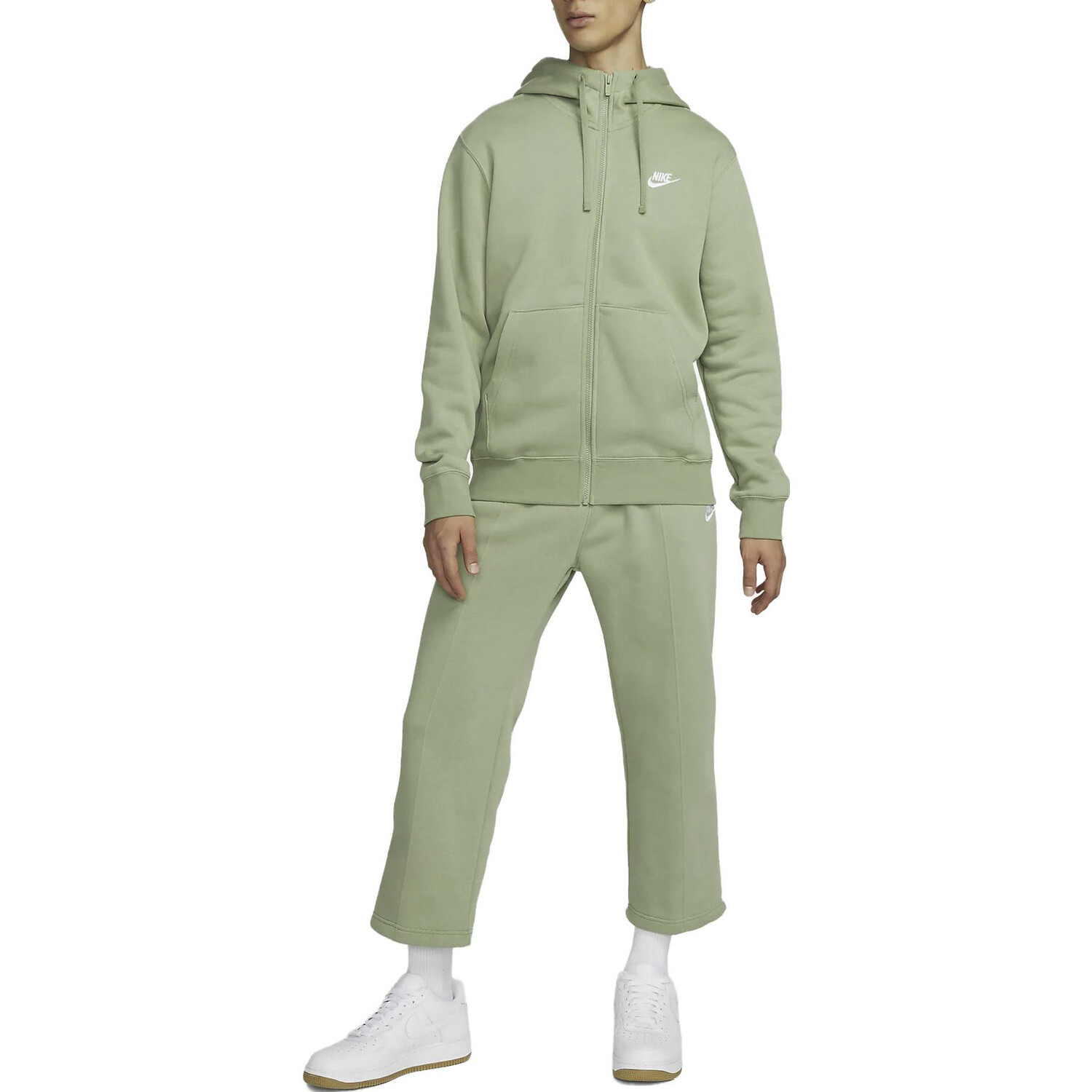 Толстовка мужская Oil Green Nike, зеленый — фото 2