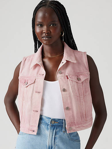 

Жилет XS Levi's, цвет Cloudy Pale Mauve - Pink