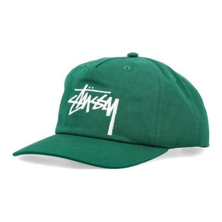 

Stussy Большая кепка средней глубины, Green