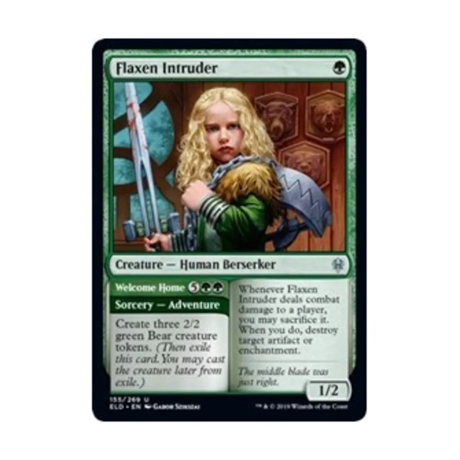 

CCG Льняной нарушитель // Добро пожаловать домой (U), MTG - Throne of Eldraine