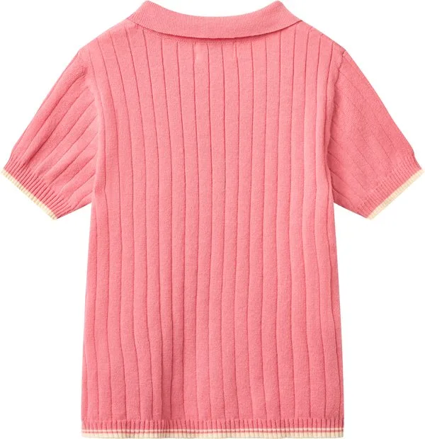 Рубашка-Поло Copenhagen Colors, Pink/Cream — фото 2