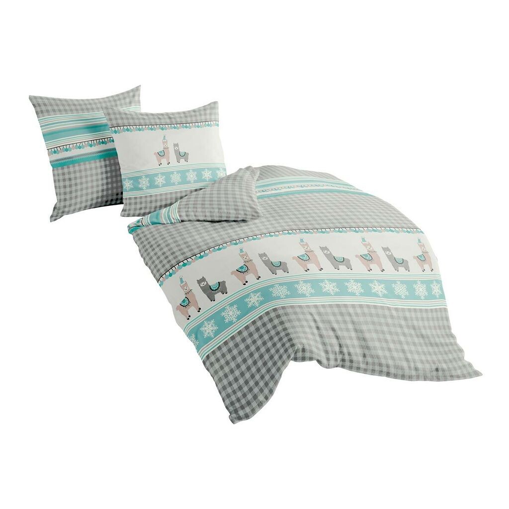 

Постельное белье Dream Sleep Beaver альпака серый 135х200 см + 80х80 см Traumschlaf