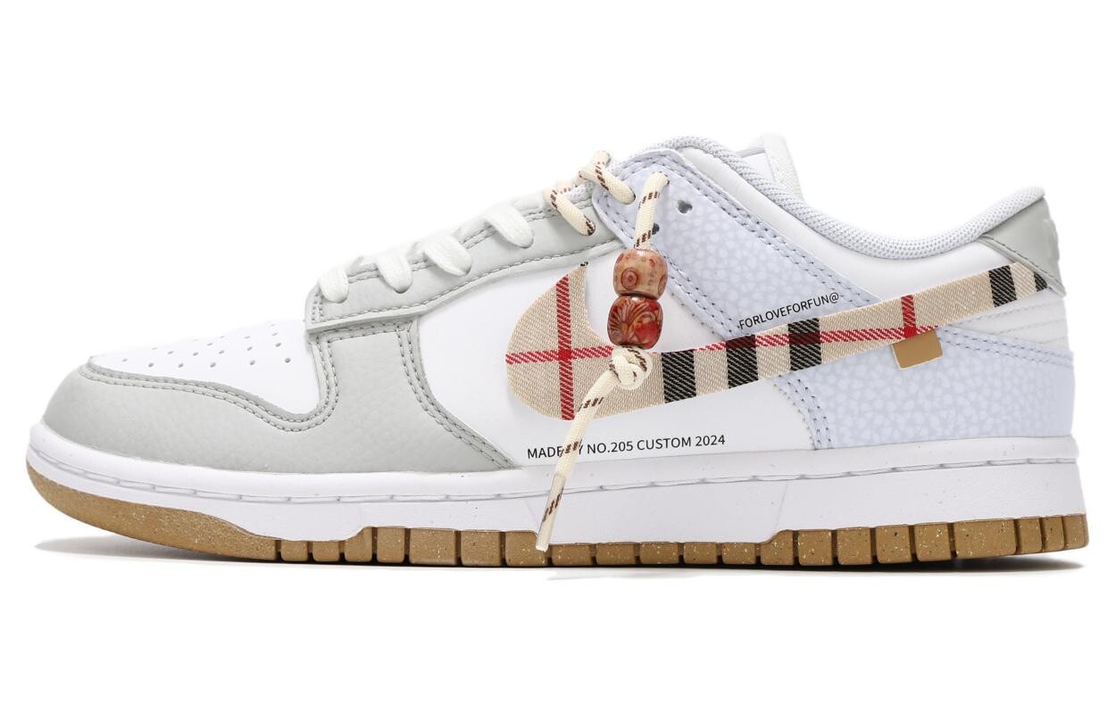 

Кроссовки Nike Dunk Skateboarding Shoes Women's Low-top White/Blue, белый