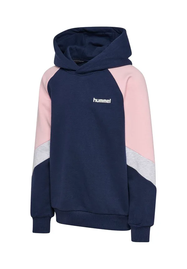 Свободная блочная толстовка Hummel, Dress Blue Roseate Spoonbill — фото 4