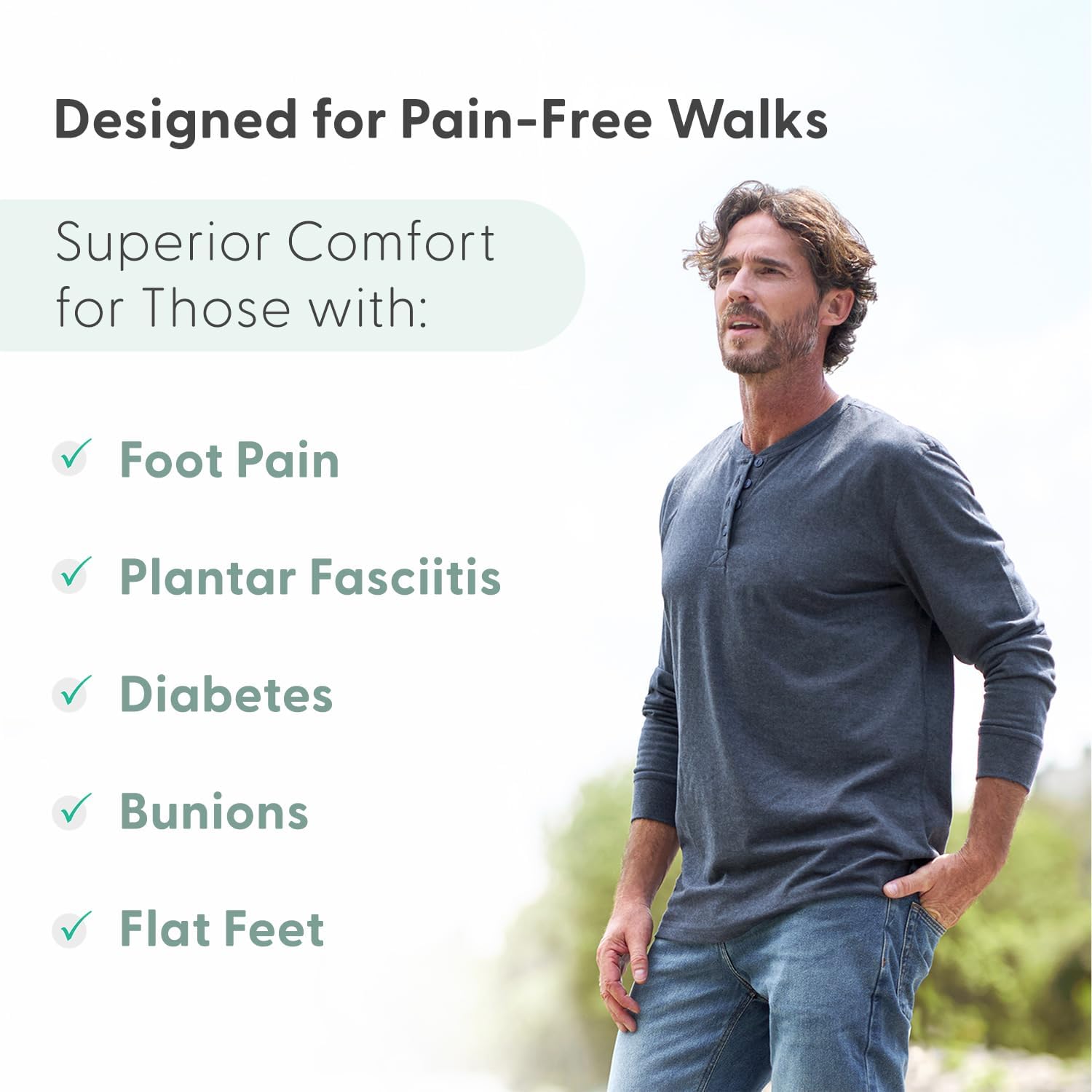 Мужские ортопедические кожаные ботинки Orthofeet Dalton без шнурков, серый — фото 4