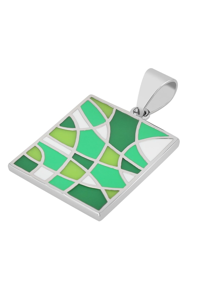 

Adeliás Женский кулон - гравированный кулон из нержавеющей стали серебристого цвета