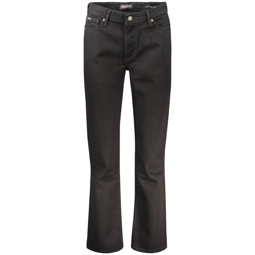 

Черные хлопковые джинсы Guess Shoes, черный