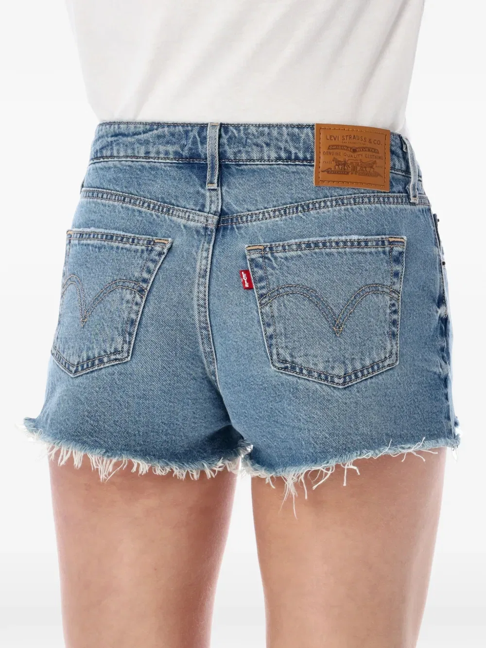Джинсовые шорты с низкой посадкой Levi'S, синий — фото 3