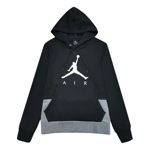 

Толстовка Men's Air Jordan Brand Fleece Hooded Pullover Black, черный