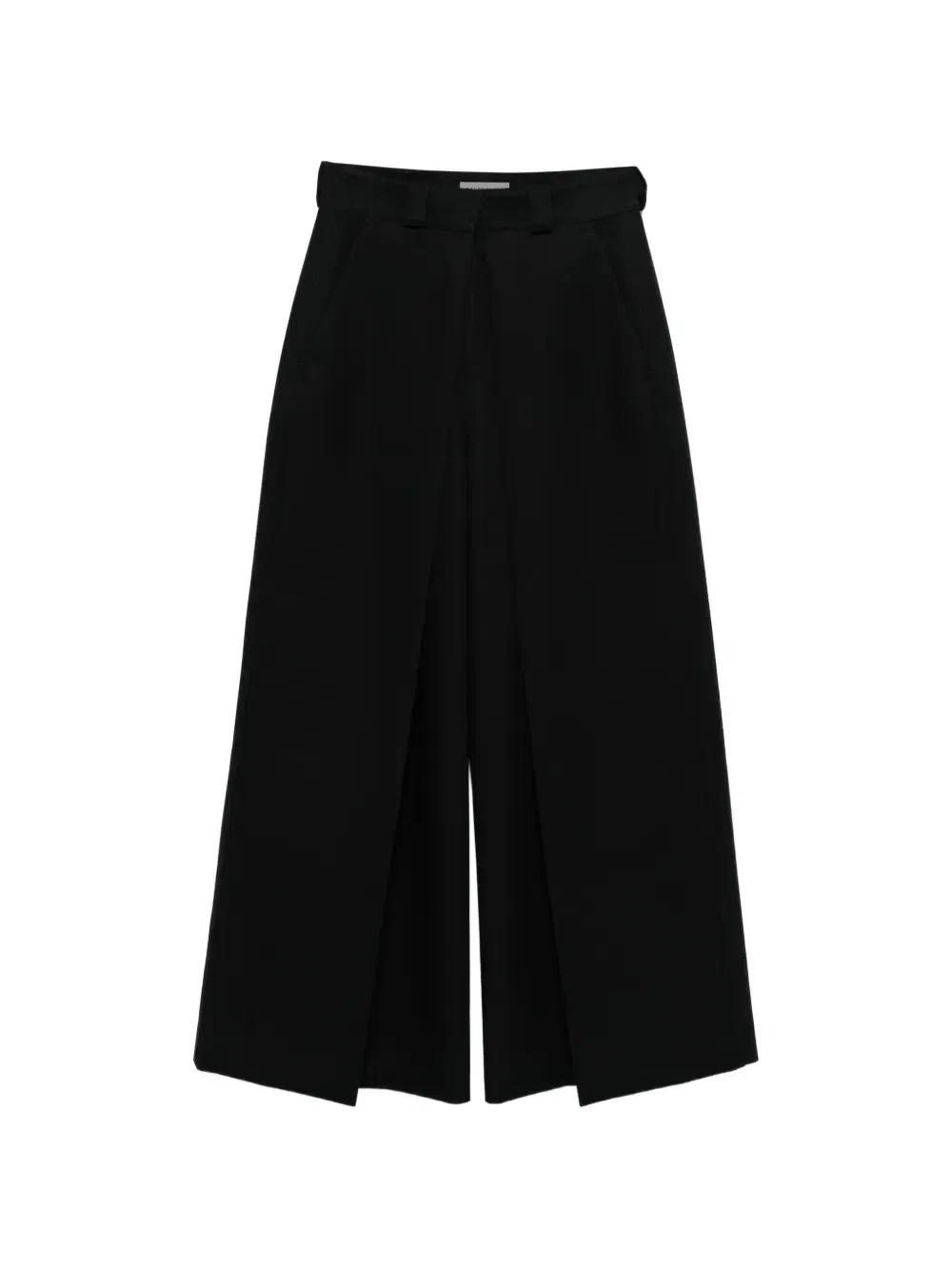 Брюки со складками BALENCIAGA, черный