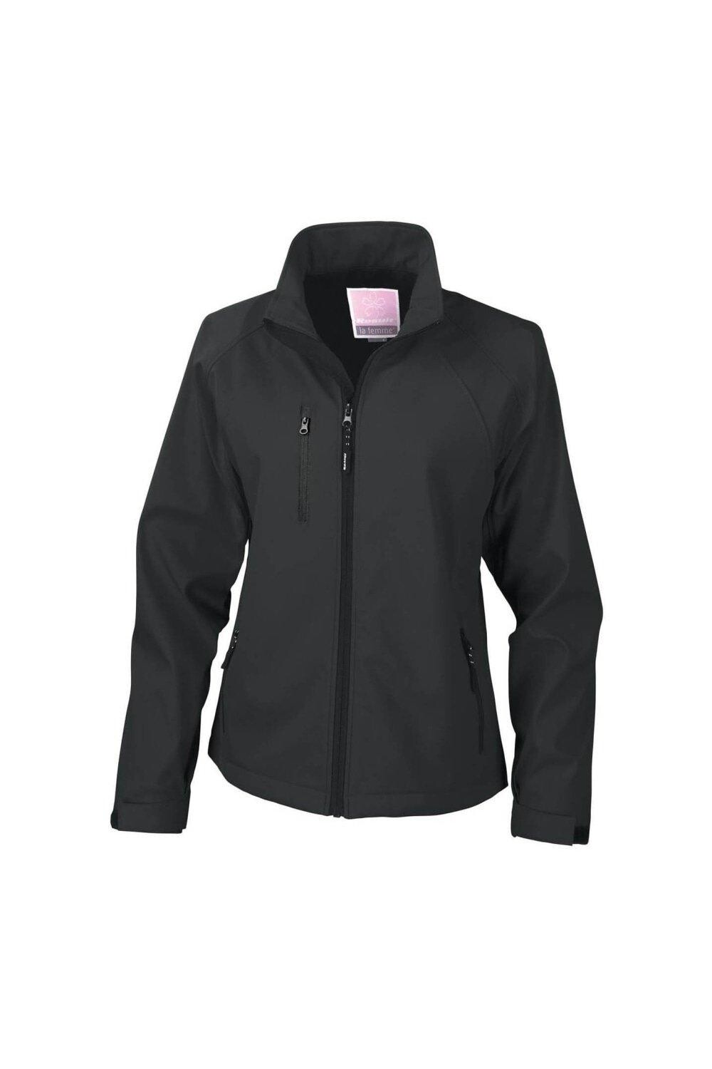 

Двухслойная дышащая ветрозащитная куртка La Femme® Softshell Base Result, черный