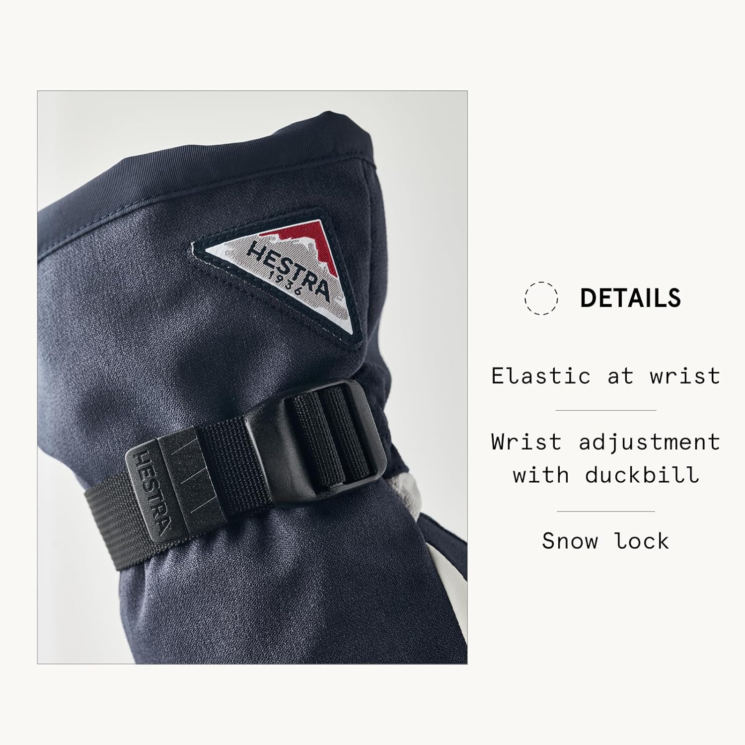 Варежки Hestra Unisex Powder Gauntlet, ветрозащитные, кожаные, повседневная зимняя одежда, горнолыжные варежки для мужчин и женщин, Beige — фото 4