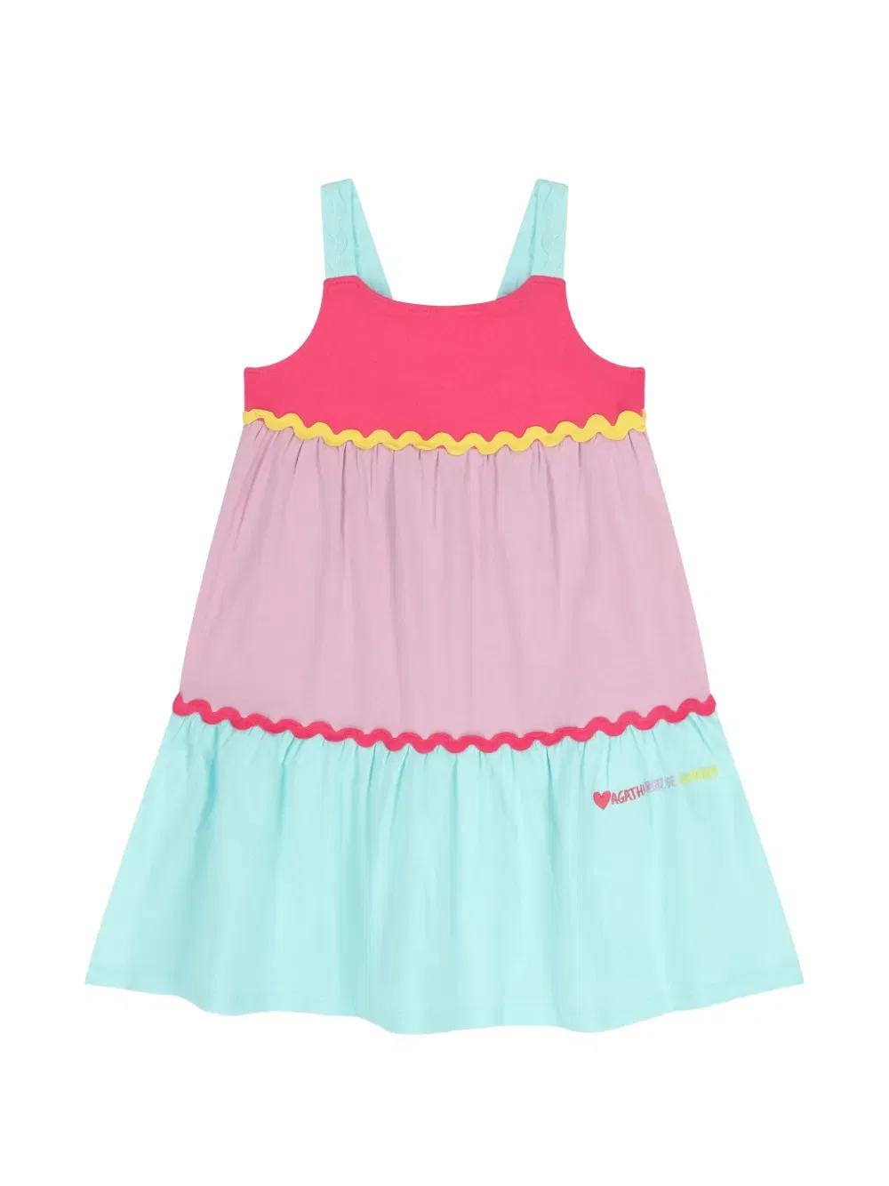 Платье с оборками Agatha Ruiz De La Prada, розовый