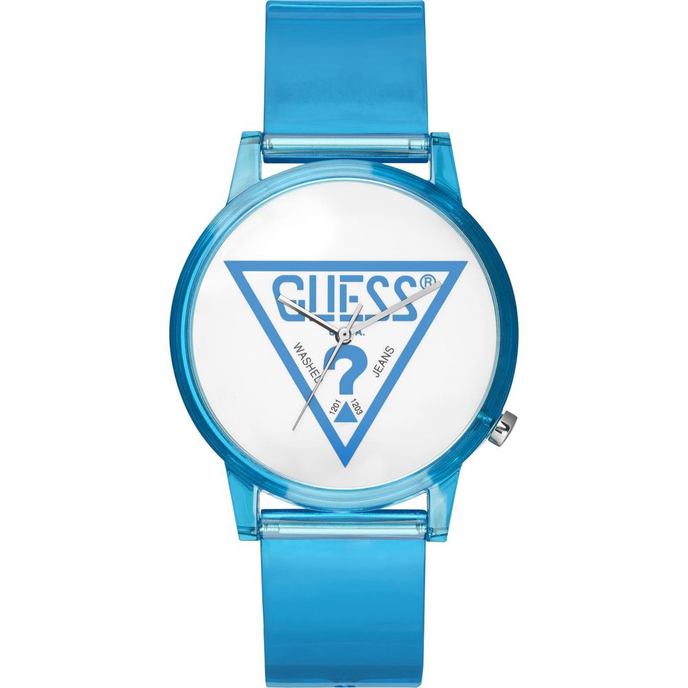 

Синие силиконовые часы GUESS
