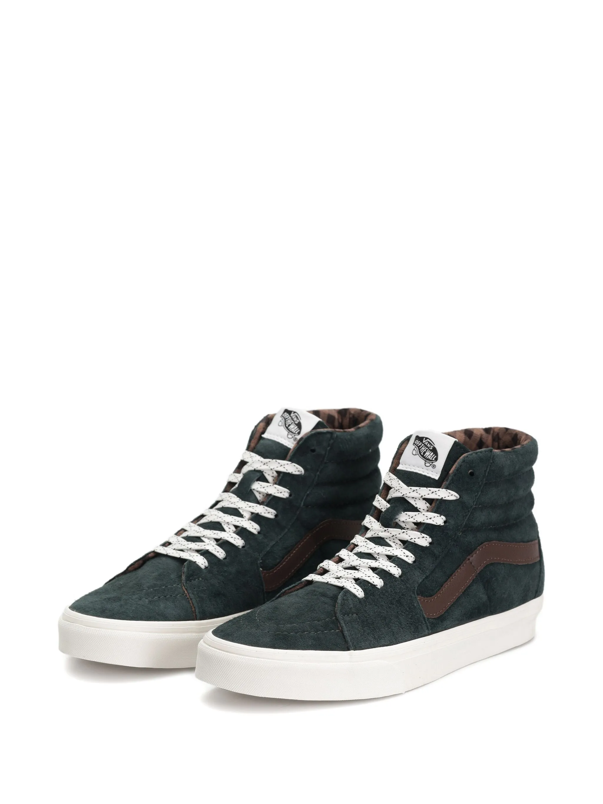 Кроссовки U SK8-HI Plaid Scarab Vans, черный — фото 2