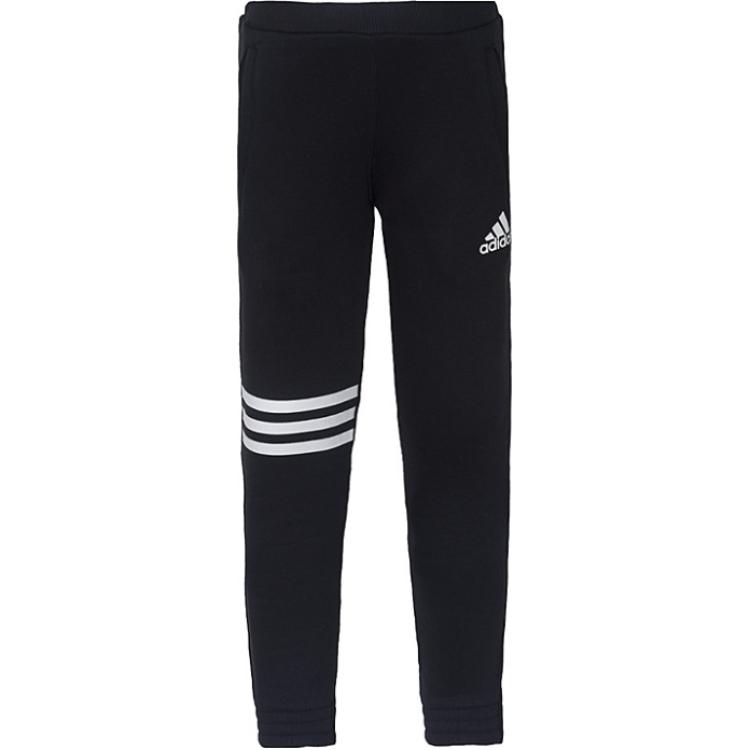 Adidas Детские спортивные штаны LG KNIT PNT для детей 3-7 лет black — фото 3