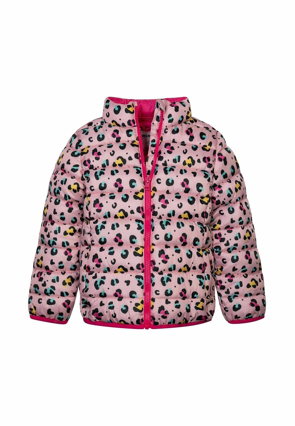 

Зимняя куртка Printed Funnel Neck Puffer MINOTI, цвет light pink